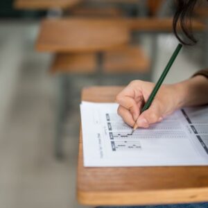 female-student-taking-tests-university
